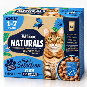 Webbox Naturals Wet Adult Cat Food in Jelly 100g