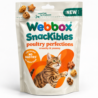 Webbox Snackibles Poultry Perfections Cat Treats 85g