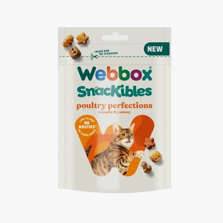 Webbox Snackibles Poultry Perfections Cat Treats 85g